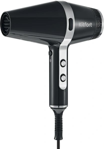 Фен Kitfort KT-3256 2200Вт черный/серебристый