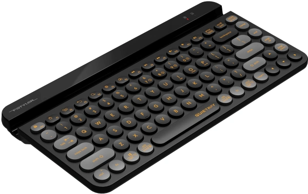 Клавиатура A4Tech Fstyler FBK30 черный/серый USB беспроводная BT/Radio slim Multimedia (FBK30 BLACKCURRANT)