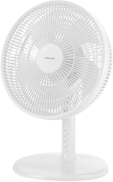 Вентилятор настольный Coolfort CF-2014 30Вт скоростей:3 белый