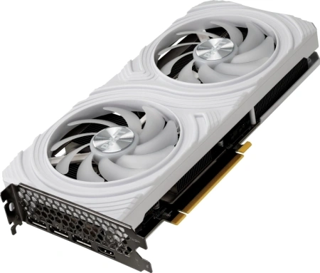 Видеокарта Palit PCI-E 4.0 RTX4060TI DUAL WHITE NVIDIA GeForce RTX 4060TI 8Gb 128bit GDDR6 2310/18000 HDMIx1 DPx3 HDCP Ret