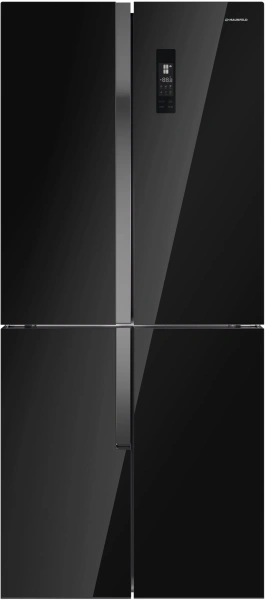 Холодильник Maunfeld MFF182NFBE черный (трехкамерный)