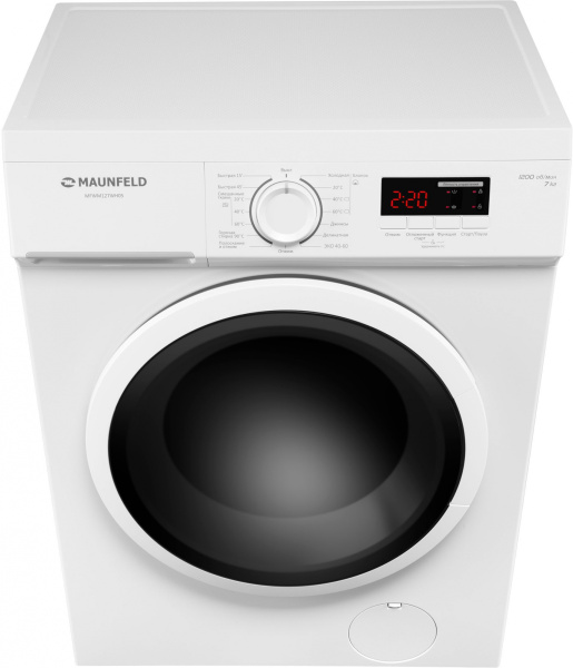 Стиральная машина Maunfeld MFWM127WH класс: A+++ загр.вертикальная макс.:6.5кг белый