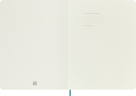 Блокнот Moleskine CLASSIC SOFT QP621B35 XLarge 190х250мм 192стр. линейка мягкая обложка голубой
