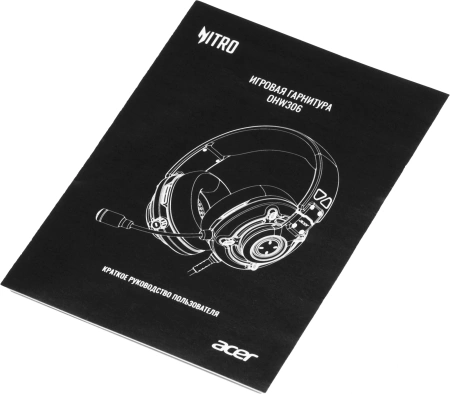 Наушники с микрофоном Acer Nitro OHW306 черный 2.1м мониторные оголовье (ZL.HDSEE.00E)