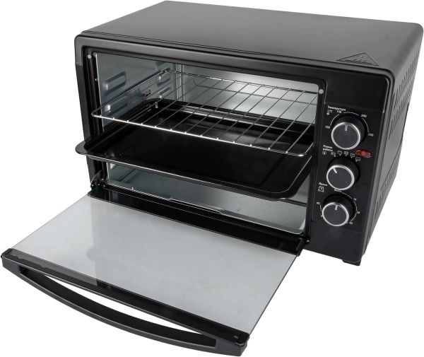 Мини-печь BBK OE3070M 30л. 1500Вт черный