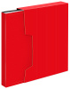 Папка с 80 прозр.вклад. Бюрократ DeLuxe DLVBOX80RED A4 пластик 0.7мм красный в коробе