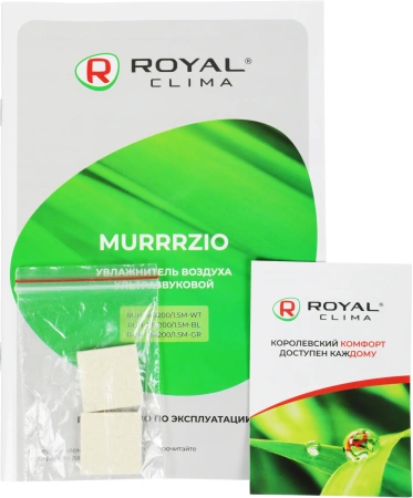 Увлажнитель воздуха Royal Clima RUH-MR200/1.5M-BL 20Вт (ультразвуковой) черный