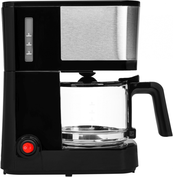 Кофеварка капельная Red Solution RCM-M1528 600Вт черный/серебристый