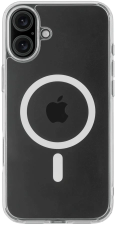 Чехол (клип-кейс) uBear для Apple iPhone 16 Plus Real with MagSafe прозрачный (CS397TT67RL-I24M)