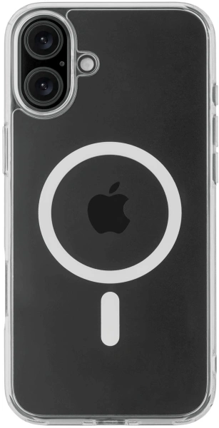 Чехол (клип-кейс) uBear для Apple iPhone 16 Plus Real with MagSafe прозрачный (CS397TT67RL-I24M)