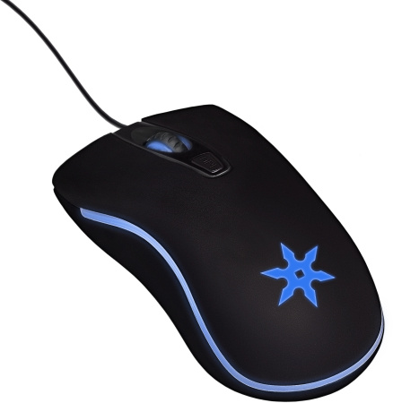 Мышь Оклик 704G TOKUGAWA черный оптическая (1600dpi) USB (4but)
