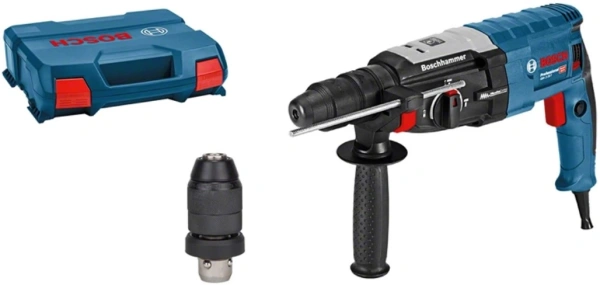 Перфоратор Bosch GBH 2-28 F патр.:SDS-plus уд.:3.2Дж 880Вт (кейс в комплекте)