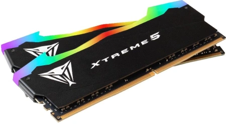Память DDR5 2x24GB 7600MHz Patriot PVXR548G76C36K Viper Xtreme 5 RGB RTL Gaming PC5-60800 CL36 DIMM