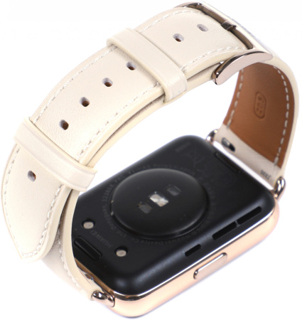 Смарт-часы Huawei Watch Fit 2 Yoda-B19V 1.74" AMOLED корп.золотистый рем.белый разм.брасл.:140-210мм (55029265)
