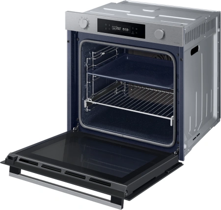 Духовой шкаф Электрический Samsung NV7B4125ZAS/WT серебристый/черный