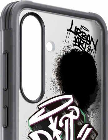 Чехол (клип-кейс) Samsung для Samsung Galaxy S25 Rugged Flipsuit Case S25 черный/прозрачный (EF-JS931CBEGRU)