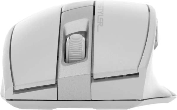 Мышь A4Tech Fstyler FG35S серебристый/белый оптическая 2000dpi silent беспров. USB 5but (FG35S USB SILVER)
