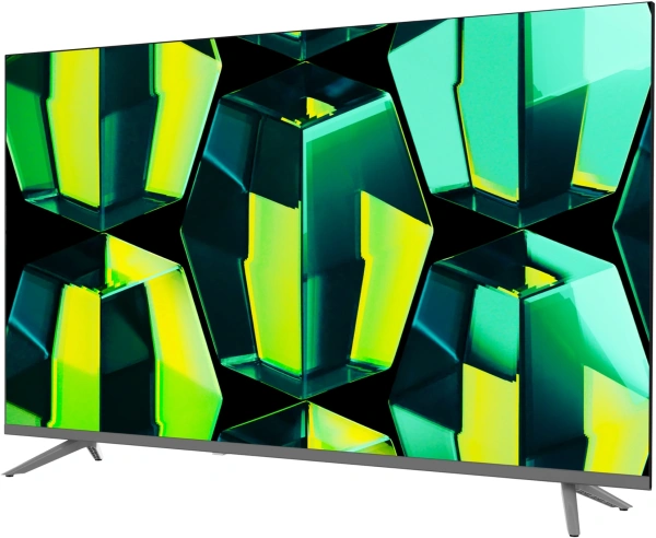 Телевизор LED Sber 43" SDX-43U4014 Салют ТВ серебристый 4K Ultra HD 60Hz DVB-T DVB-T2 DVB-C DVB-S DVB-S2 USB WiFi Smart TV