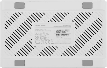 Бесшовный Mesh роутер Mercusys Halo H90X(2-pack) AX6000 10/100/1000BASE-TX белый (упак.:2шт)
