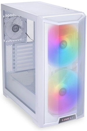 Корпус Lian-Li Lancool 215 белый без БП ATX 2x120mm 2x140mm 2xUSB3.0 1xUSB3.1 audio bott PSU
