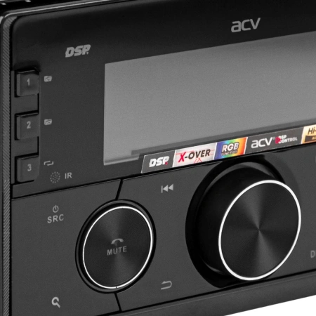 Автомагнитола ACV ADX-211BM 2DIN 4x50Вт v5.0 DSP 3 ПДУ (40189)