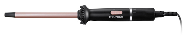Щипцы Hyundai H-HS1415 25Вт макс.темп.:180С покрытие:керамико-турмалиновое черный
