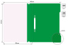 Папка-скоросшиватель Бюрократ Люкс -PSL20GRN A4 прозрач.верх.лист пластик зеленый 0.14/0.18