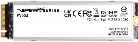 Накопитель SSD Patriot PCIe 5.0 x4 1TB PV553P1TBM28H PV553 M.2 2280