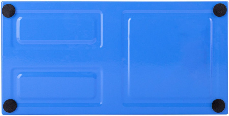 Подставка Deli E9154 3отд. для письменных принадлежностей 80x80x90мм ассорти металл сетка