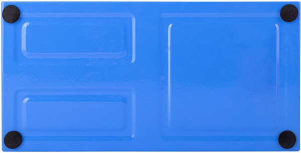 Подставка Deli E9154 3отд. для письменных принадлежностей 80x80x90мм ассорти металл сетка