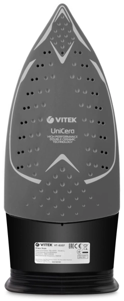 Утюг Vitek VT-8337 2500Вт синий/белый/серый