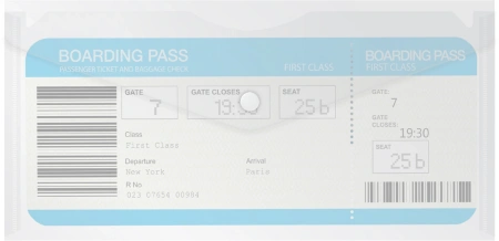 Конверт на кнопке Бюрократ -PK805ACLEAR пластик 0.18мм прозрачный TRAVEL формат