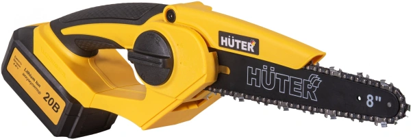 Электрическая цепная пила Huter ELS ELS-20/8-Li-2К-BL дл.шины:8" (20cm) 2аккум. 4Ач ЗУ (70/10/40)