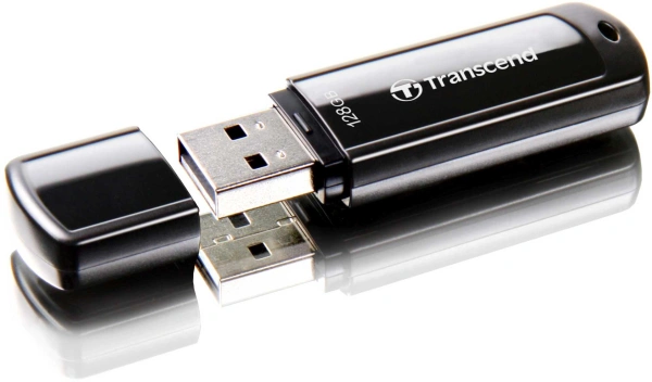Флеш Диск Transcend 128Gb Jetflash 700 TS128GJF700 USB3.0 черный