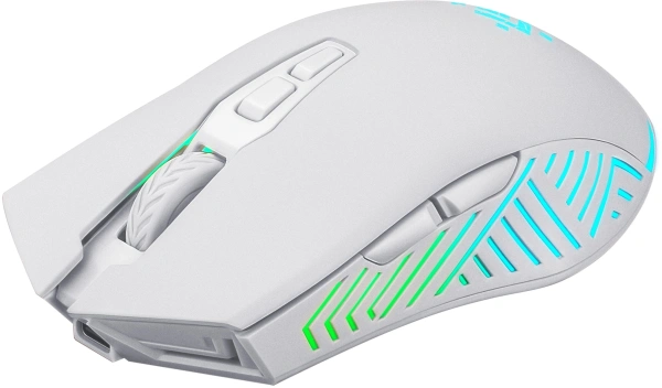 Мышь Defender Pandora GM-502 белый оптическая 3200dpi silent беспров. USB 6but (52502)