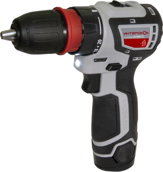 Дрель-шуруповерт Интерскол ДА-10/12В 36 аккум. патрон:быстрозажимной (687.2.2.77)