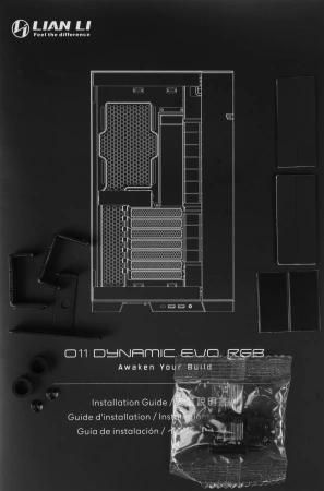 Корпус Lian-Li O11 DYNAMIC EVO RGB черный без БП ATX 8x120mm 5x140mm 2xUSB3.0 1xUSB3.1 audio