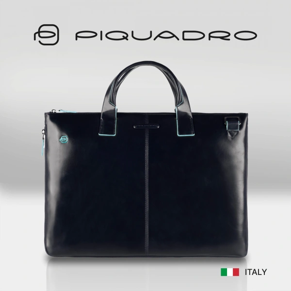 Сумка для ноутбука Piquadro Blue Square CA4021B2/BLU2 синий натур.кожа