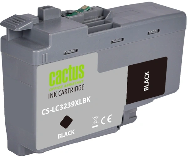 Картридж струйный Cactus CS-LC3239XLBK черный (129мл) для Brother HL-J6000DW/J6100DW