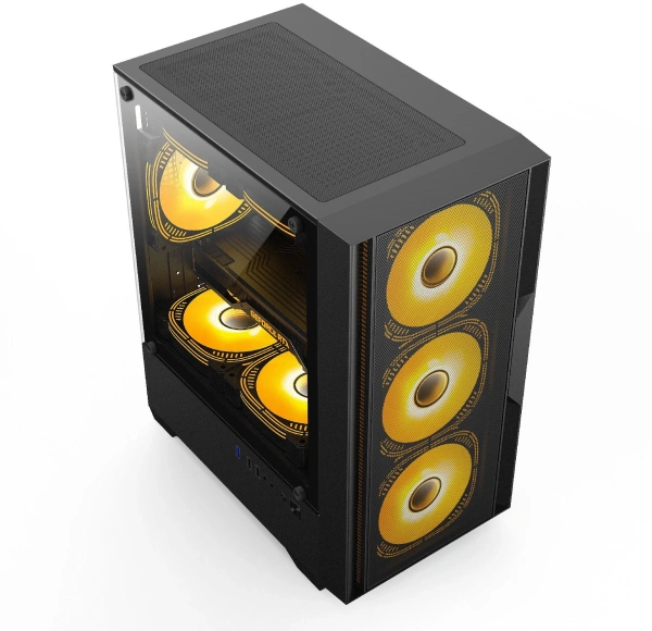 Корпус Accord ACC-ZCU1B черный без БП mATX 5x120mm 2xUSB3.0 1xUSB3.1 audio