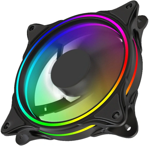 Вентилятор для корпуса Bloody BD-CF120ARGB3 ARGB 120х120x25 черный 4-pin 26дБ (BD-CF120ARGB3-BK) Ret