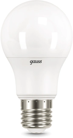 Лампа светодиодная Gauss A60 10Вт цок.:E27 груша 220B св.свеч.бел.теп. (упак.:10шт) (102502110-T)