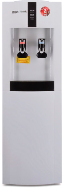 Кулер Aqua Work 16LR напольный компрессорный белый/черный