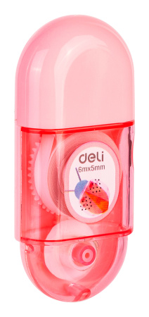 Лента коррект. Deli EH350 6мх5мм ассорти корпус белый блистер