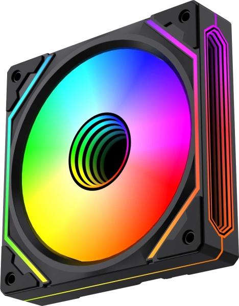 Вентилятор для корпуса Bloody BD-CF120ARGB5 ARGB 120х120x25 черный 4-pin 26дБ (BD-CF120ARGB5-BK) Ret