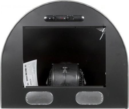 Вытяжка каминная Elikor Эпсилон 60П-430-П3Л черный/серебристый управление: ползунковое (1 мотор)