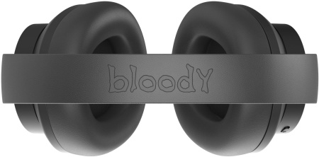 Наушники накладные A4Tech Bloody MH390 черный беспроводные bluetooth оголовье (MH390 BLACK)