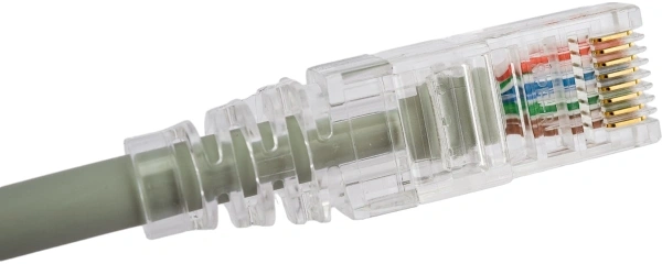 Патч-корд WRline WR-PC-RJ45-UTP-5E-7-GY UTP RJ-45 вил.-вилка RJ-45 кат.5E 7м серый LSZH (уп.:1шт)