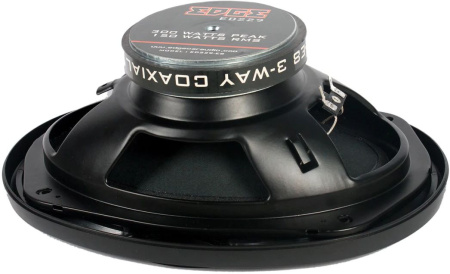 Колонки автомобильные Edge ED229-E8 300Вт 80дБ 4Ом 16x23см (6x9дюйм) (ком.:2кол.) коаксиальные трехполосные