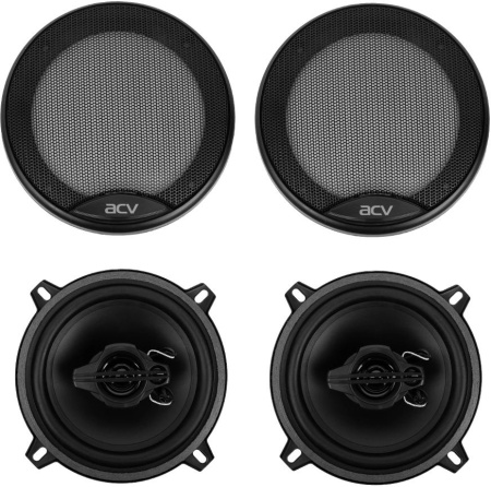 Колонки автомобильные ACV KM5J 120Вт 88дБ 4Ом 13см (5дюйм) (ком.:2кол.) коаксиальные двухполосные